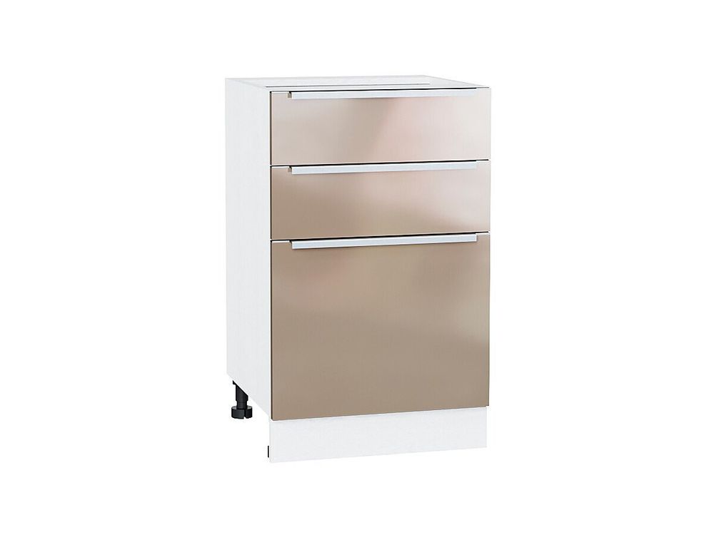 Шкаф нижний с 3-мя ящиками Фьюжн