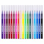 Фломастеры ЮНЛАНДИЯ 18 цветов "КЛАССНЫЕ!", вентилируемый колпачок, ПВХ, 152479