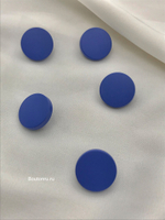 Шляпка под установочные кнопки синяя