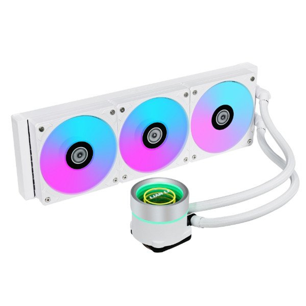 Водяное охлаждение для CPU Lian Li GA II Trinity 360, ARGB 3x120см White G89.GA2T36W.00
