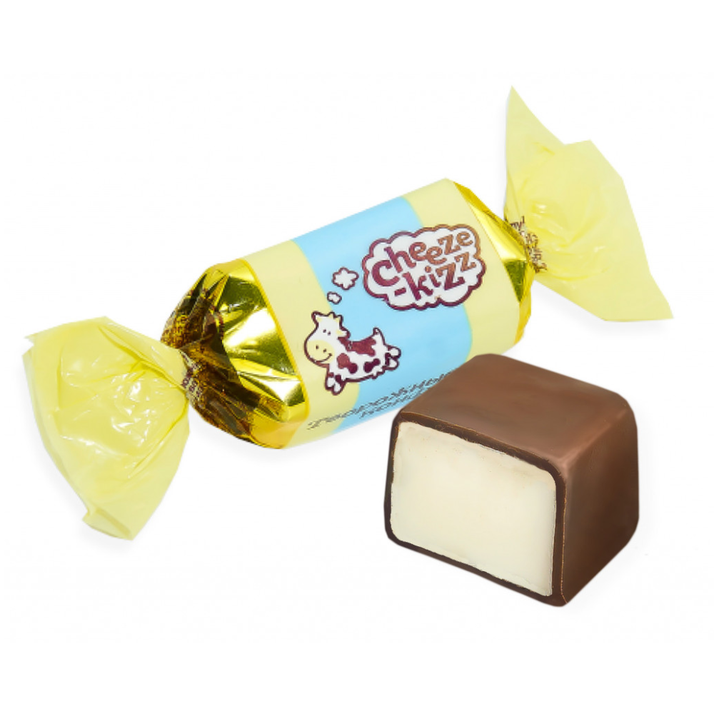 Конфеты Cheeze-kizz с карамельной начинкой Сладуница вес (1500)