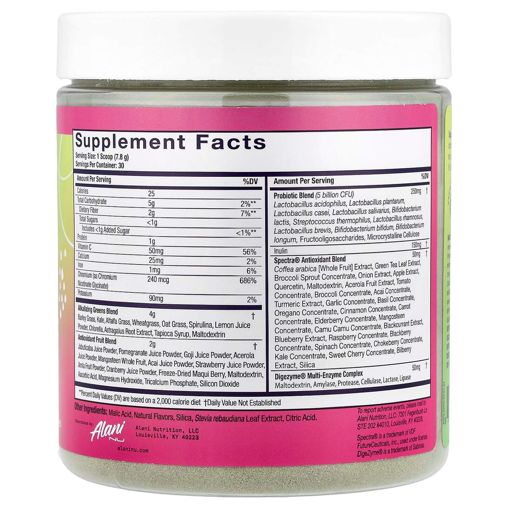 Alani Nu, Черноголовка, суперзелень, лесные ягоды, 234 г (8,2 унции)