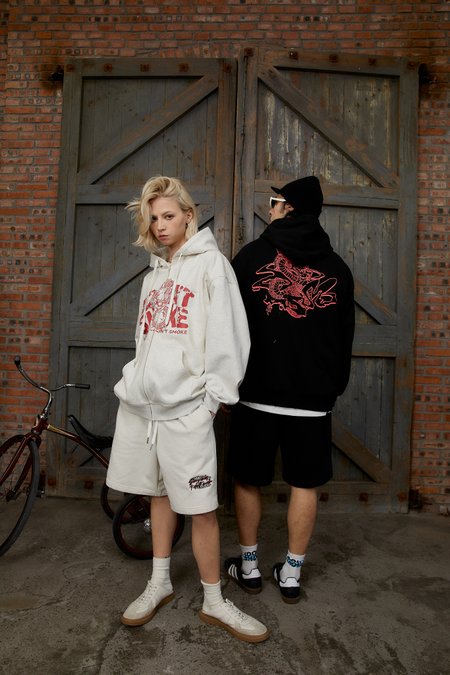Худи DONSMOKE "Dragon Logo" Zip-Hoodie