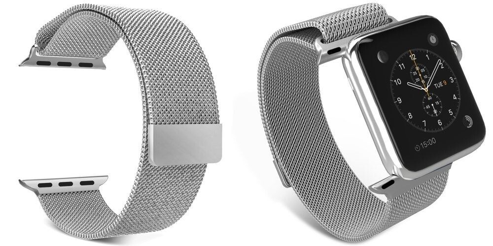 Браслет-ремешок для Apple Watch Magnit band (WH5203 TS) Silver Coteetci