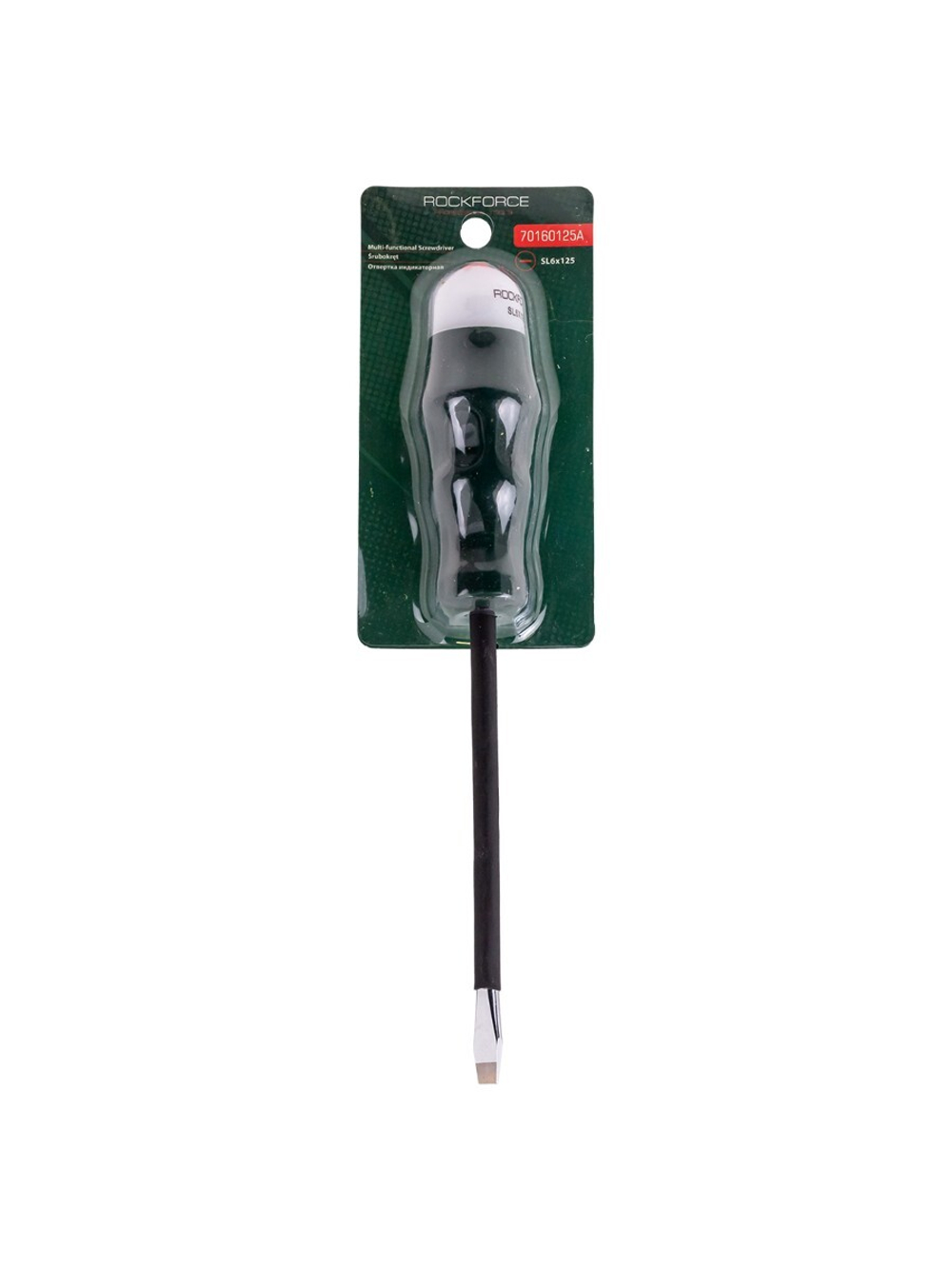 Отвертка индикаторная SL6x125 RockForce RF-70160125A