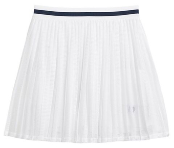 Теннисная юбка Wilson Team Pleated Skirt - белый
