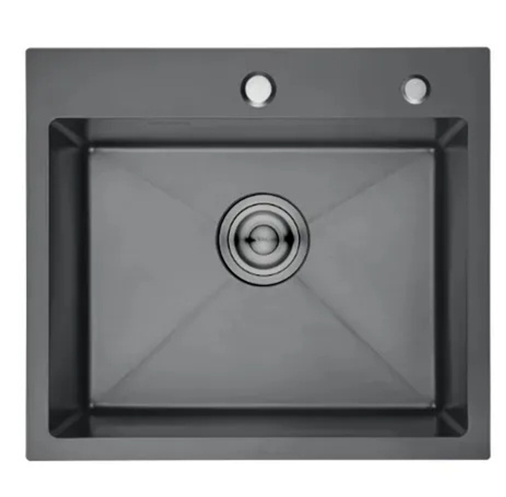 Мойка врезная 50*44 ГРАФИТ AFLORN (3.0*220) выпуск 3 1/2"  AF95044F