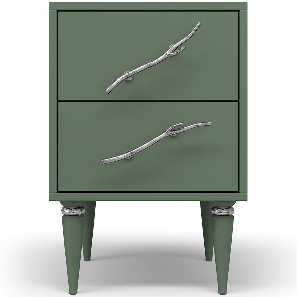 Тумба Арт Колор matte Классик Сильвер Зеленый нефрит матовый