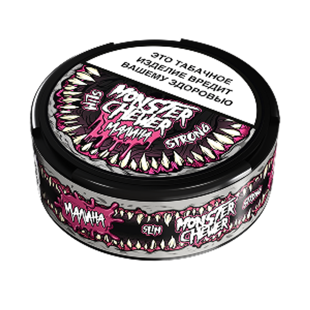 Monster Chewer Slim Strong 10гр. Жевательный табак с ароматом Малина (М)