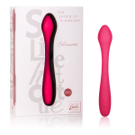 Красный перезаряжаемый вибратор Silhouette S10 - 16,5 см. (Цвет: красный)