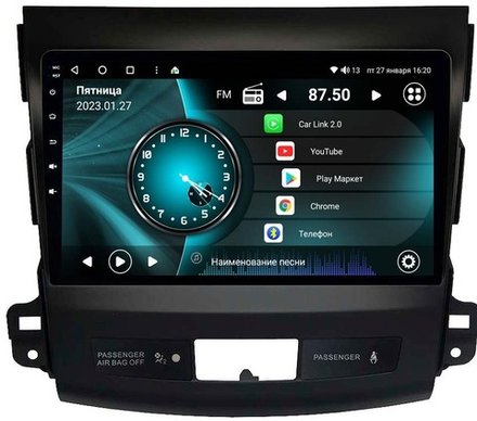 Магнитола для Citroen C-Crosser 2007-2011 - Vaycar VA14-0056 на Android 13, 8-ядер, 2Гб-32Гб, 4G SIM-слот