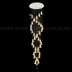 Люстра Cloyd OSANNA C40 / выс. 330 см - керамика - белый (арт.11892)