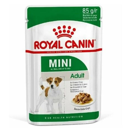 Консервы ROYAL CANIN Mini Adult для взрослых собак мелких пород (в соусе) - 85 гр