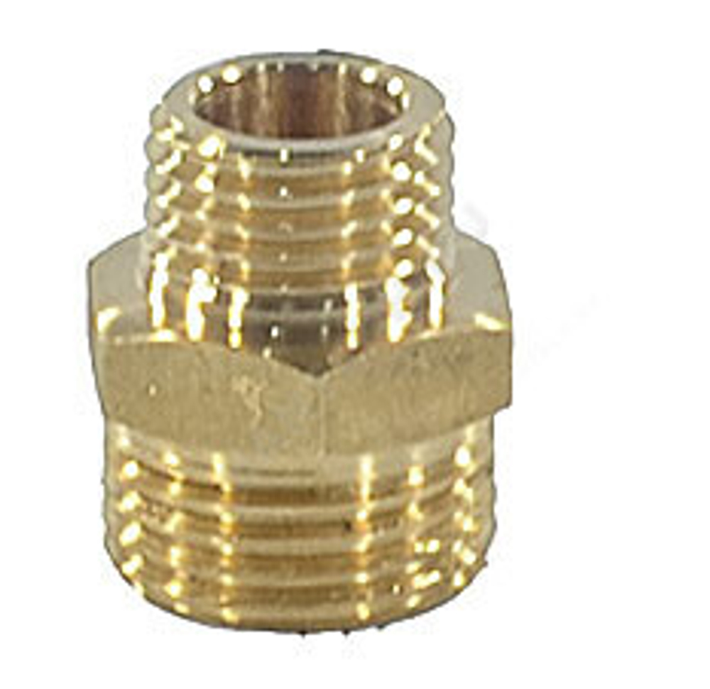 Ниппель латунь переходной Ду 25х15 (1"х1/2") НР VALFEX VF.580.L.100.012