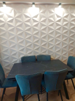 Гипсовая панель Гексакуб