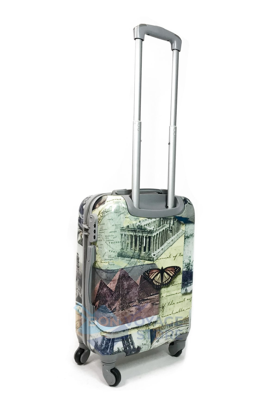 Маленький чемодан из поликарбоната, Коллаж, S+