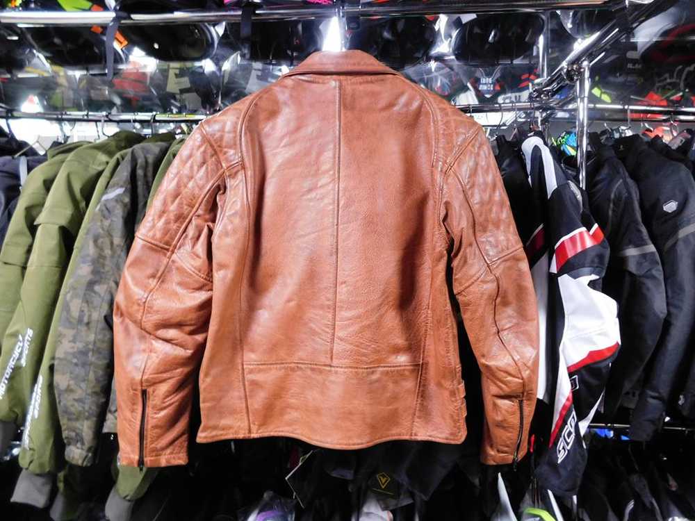 мотокуртка кожаная UK Vintage Double-001 L