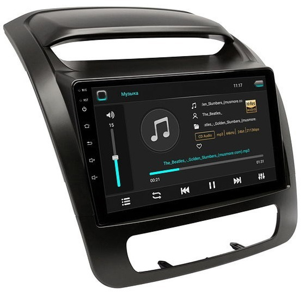 Магнитола для KIA Sorento 2012-2020 с экраном климата снизу (рамка накладка) - Vaycar VA27-224L на Android 13, 8-ядер, 2Гб-32Гб, 4G SIM-слот