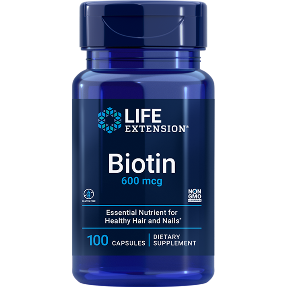 Biotin 600 мкг 100 капсул Life Extension