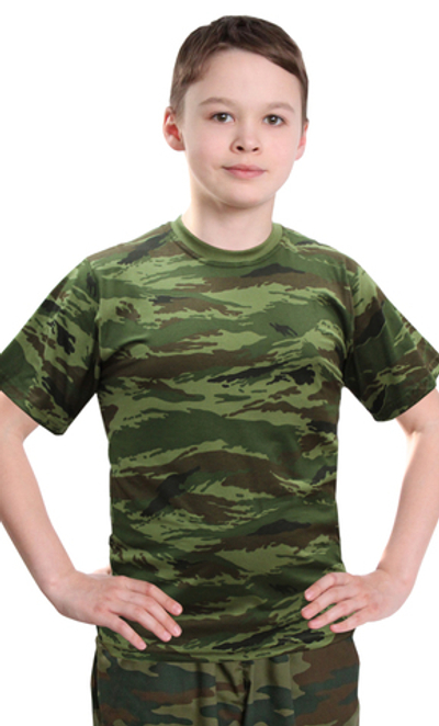 Футболка детская зеленый камыш