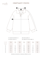 Свитшот-поло Mjölk Ice Grey