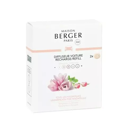 Maison Berger Paris - Набор из 2 вставок автомобильного диффузора Magnolia / артикул   6989  / GTIN 3127290069894