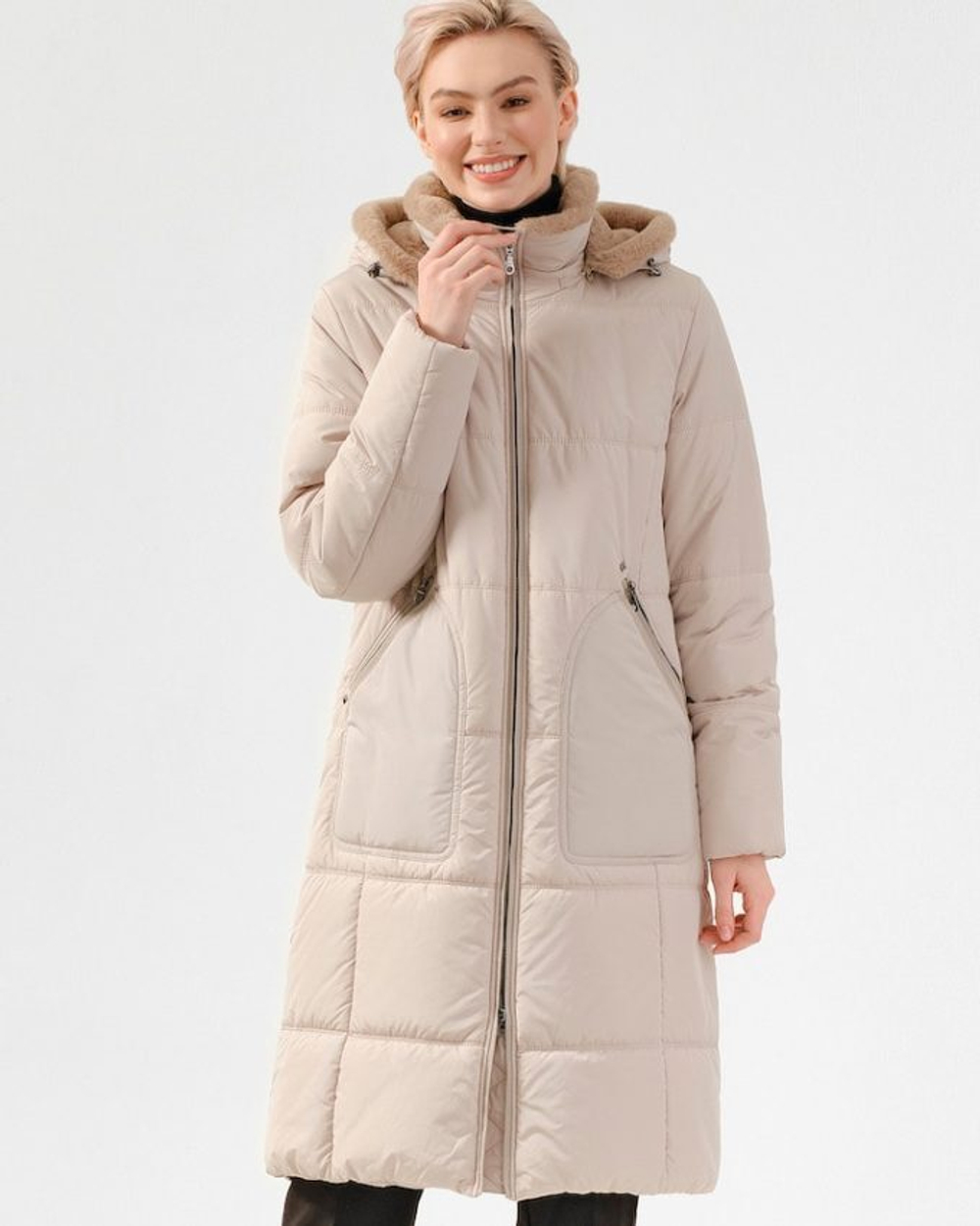 Пальто женское 4747-121/FUR-FW22 Dixi Coat