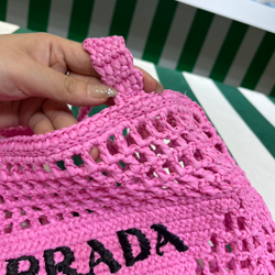 Prada Crochet Tote Bag