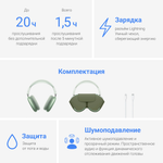 Беспроводные наушники Apple AirPods Max, Lightning, Green (Зелeный)