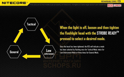 Фонарь Nitecore R25 с док станцией