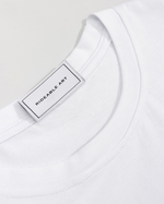 Футболка свободного кроя, белый, размер S