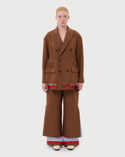 UNDERCOVER БРЮКИ КОРИЧНЕВЫЕ