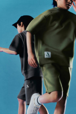 ZARA СПОРТИВНЫЕ ШОРТЫ ИЗ МОДАЛА, АНТРАЦИТОВО-СЕРЫЙ