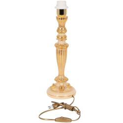 Настольная лампа Богемия Айвори с абажуром Тюссо Vatican (Ватикан) Аквамарин