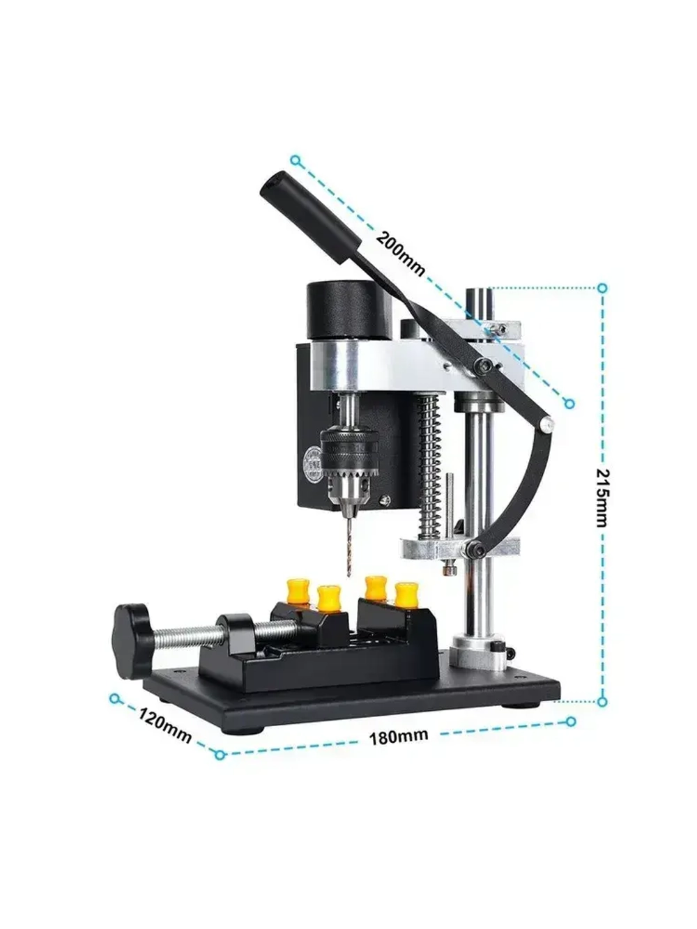 Многофункциональный мини-сверлильный станок для точного сверления дерева, металла и пластика