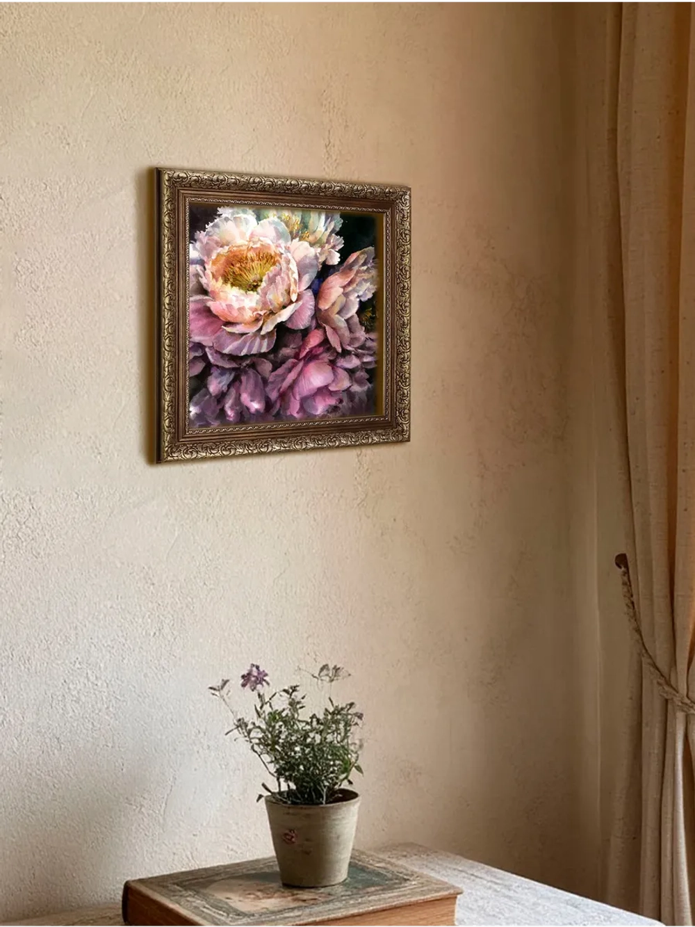 Картина на стену интерьерная на холсте 37*37 см
