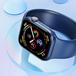 Защитная пленка (2шт.) от Dux Ducis для смарт часов Apple Watch Series 7, 8 и 9, размер 41мм, серия Pmma Screen Protector
