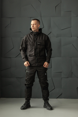 Ветровка BLK CROWN Шторм Черный