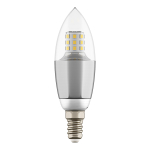 940542 Лампа энергосберегающая LED 220V C35 E14 7W=70W 460LM 60G CL/CH 3000K 20000H