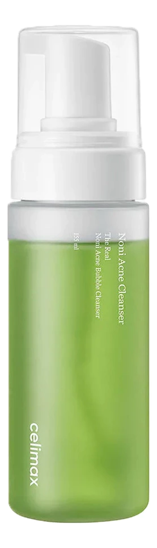 CELIMAX Кислородная пенка для умывания с экстрактом нони- The Real Noni Acne Bubble Cleanser, 155мл