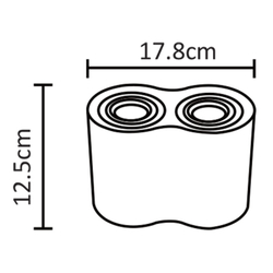 Накладной светильник ARTE Lamp A5644PL-2WH
