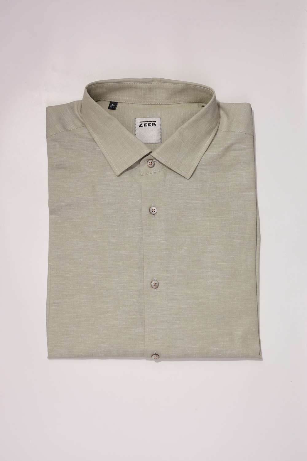 Сорочка мужская ZEER длинный рукав, хлопок, лен, артикул 60141 09