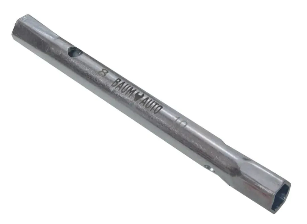 Ключ трубчатый 08x10 L-130мм (12L.0010810) Baum Auto##BaumAuto 12L.0010810