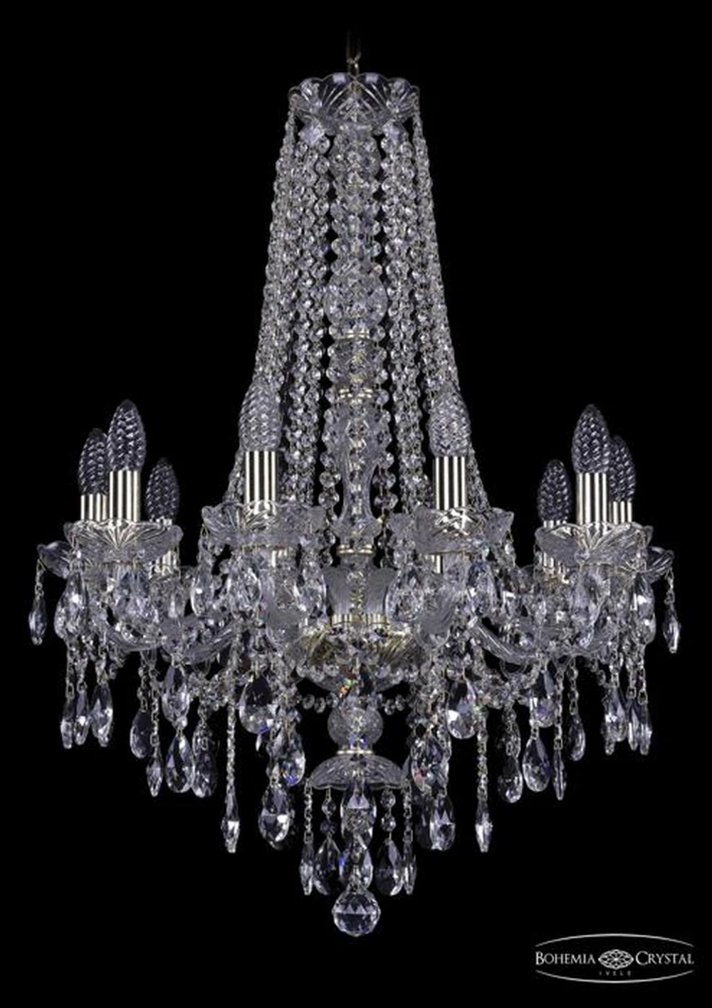 Подвесная люстра Bohemia Ivele 1415/10/200/h-75/G