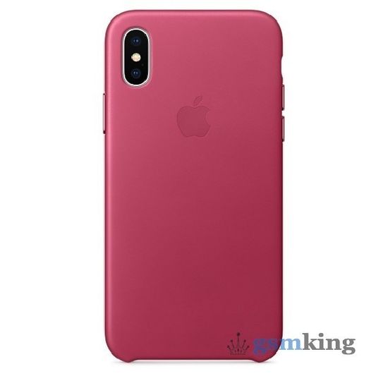 Leather Case iPhone X/XS Pink Fuchsia (Розовый)