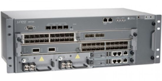 Сетевое оборудование Juniper MX104-AC в составе MX104 Chassis with 4 MIC Slots, 4X10GE XFP Built-in