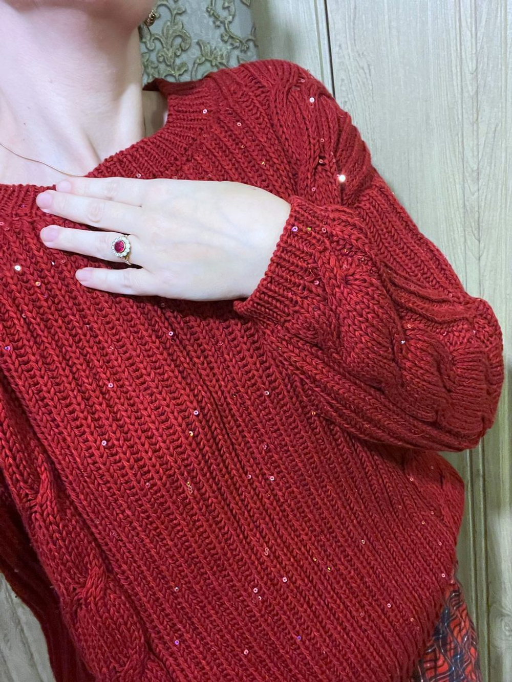 Пряжа Zegna Baruffa с пайетками