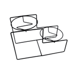 Подставка для цветов напольная "Симпл Кубики" на 2 горшка, металл М0000391