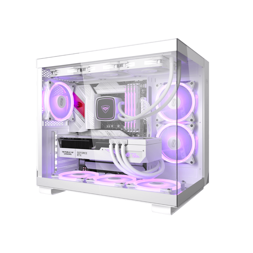 Корпус PCCooler C3T500 ARGB WH ATX/MATX/ITX USB3.1 Gen 2 Type-C, USB3.0, USB2.0 White