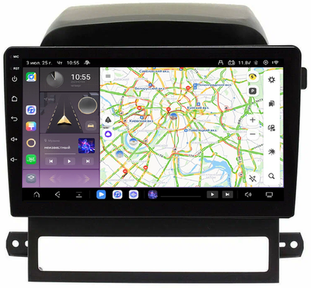 Магнитола для Chevrolet Captiva 2006-2011 - Kuberg QLed, Android 13, TS20, CarPlay, SIM-слот